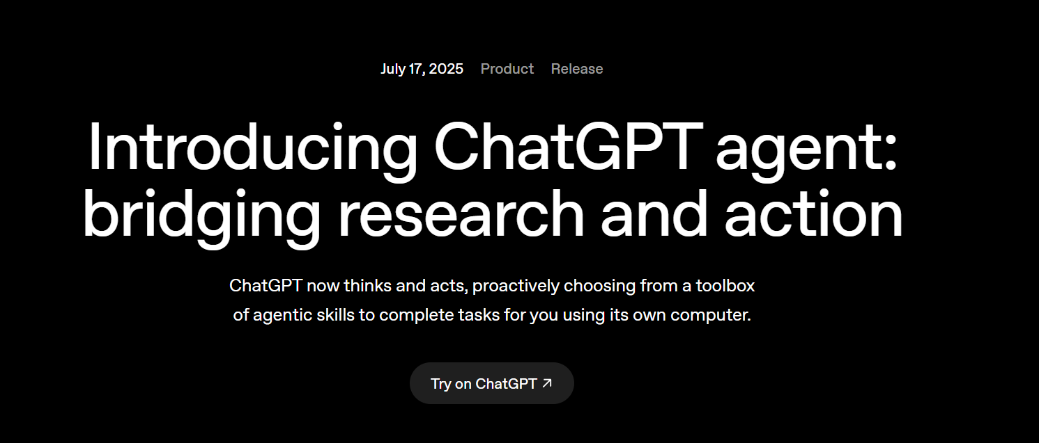 ChatGPT Agent